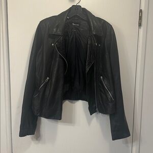 Madewell Black Leather Jacket
